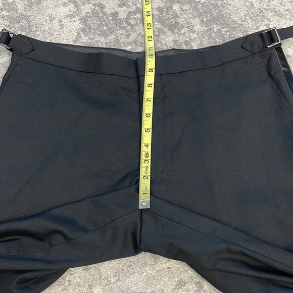 NWT Alton Lane Mercantile Black Dress Tuxedo Pants Wedding Formal Sz 34 - Picture 9 of 13